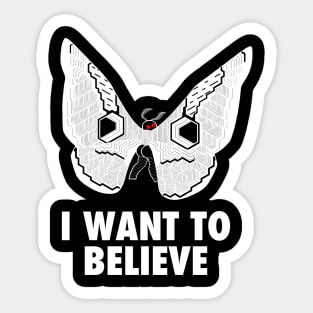 Mothman Believe (NEW!) Sticker